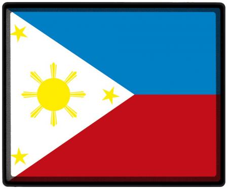 Mousepad Mauspad Länderfahne - Philipinen - 82131 Gr. ca. 24 x 20cm