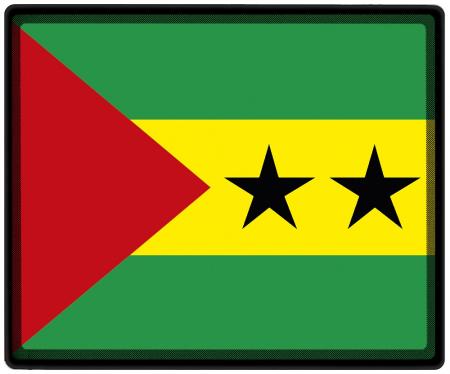 Mousepad Mauspad Länderfahne - Sao Tome - 82136 Gr. ca. 24 x 20cm