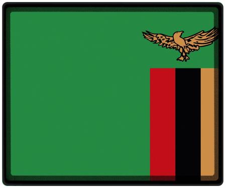 Mousepad Mauspad Länderfahne - Sambia - 82140 Gr. ca. 24 x 20cm