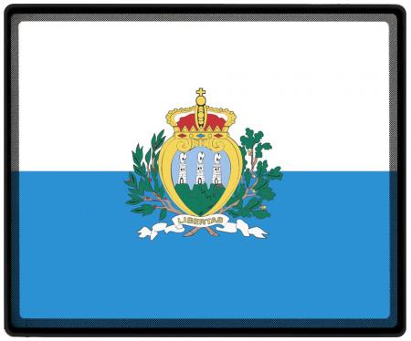 Mousepad Mauspad Länderfahne - San Marino - 82142 Gr. ca. 24 x 20cm