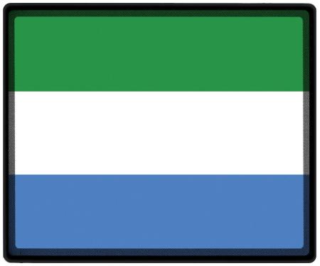 Mousepad Mauspad Länderfahne - Sierra Leone - 82148 Gr. ca. 24 x 20cm