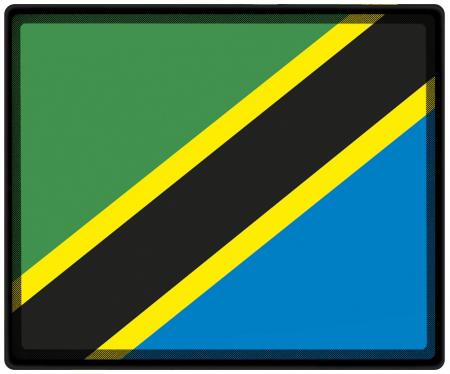Mousepad Mauspad - Fahne Flagge Tansania - 82166 - Gr. ca. 24  x 20 cm