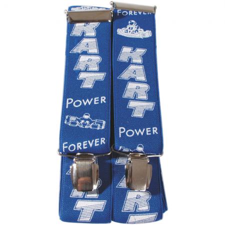 Hosenträger mit Print Kart Power forever - 84651 blau