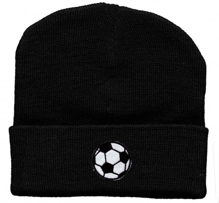 Hip-Hop Mütze Fußball 56541 schwarz