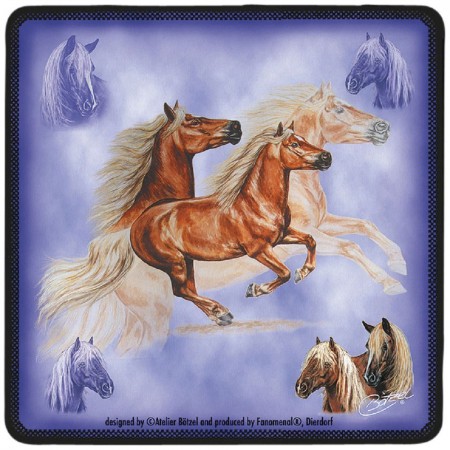 Untersetzer 2er-Set Pferde - Haflinger Asterix - 23514 Gr. ca. 10x10cm