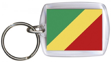 Schlüsselanhänger Anhänger - KONGO - Gr. ca. 4x5cm - 81085 - Keyholder WM Länder