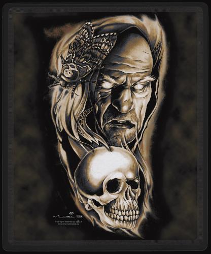 Mousepad Mauspad - Wikinger Totenkopf Schädel Skull - 92305 Gr. 24 x 20cm