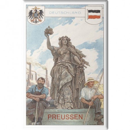 Magnet - Preussen - Gr. ca. 8 x 5,5 cm - 38728 - Küchenmagnet
