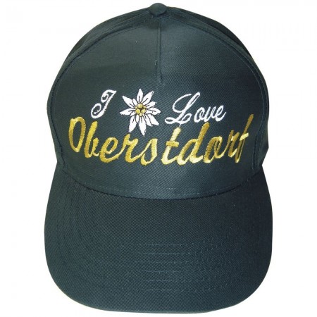 Baseballcap mit Einstickung - I love Oberstdorf - 68078 schwarz