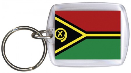 Schlüsselanhänger Anhänger - VANUATU - Gr. ca. 4x5cm - 81182 - Keyholder WM Länder