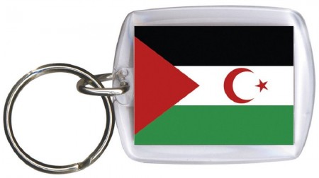 Schlüsselanhänger Anhänger - WESTSAHARA - Gr. ca. 4x5cm - 81186 - Keyholder WM Länder