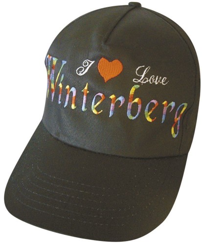 Baseballcap mit Einstickung - I love Winterberg - 68065 schwarz