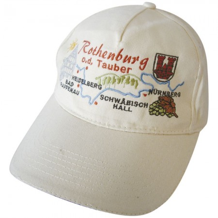 Baseballcap mit Einstickung - ROTHENBURG - 68843 weiss