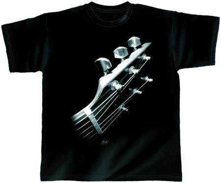 T-Shirt unisex mit Print - Space Cowboy - von ROCK YOU MUSIC SHIRTS - 10367 schwarz - Gr. M