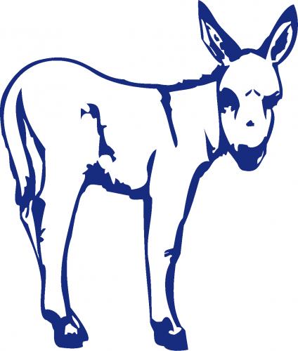 Aufkleber Applikation - Esel - AP0680 - verschiedene Farben zur Wahl