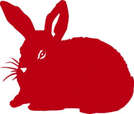 Aufkleber Applikation - Kaninchen - AP1234 - versch. Größen