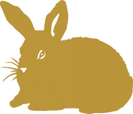 Aufkleber Applikation - Kaninchen - AP1234 - versch. Größen