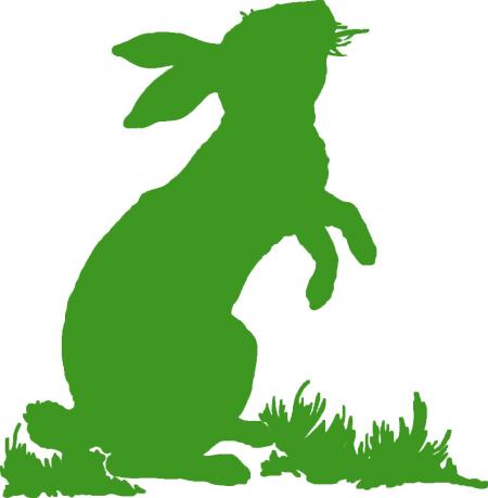 Aufkleber Applikation - Kaninchen - AP1235 -  versch. Größen