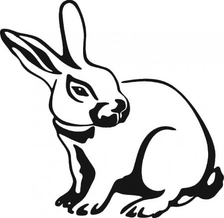 Aufkleber Applikation - Kaninchen - AP1236 - versch. Größen