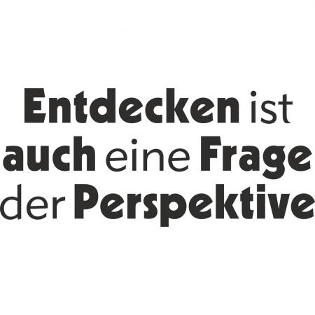 Auto-Aufkleber Wohnwagen Applikation eckig - Entdecken ist auch eine Frage - AP1616 Gr. ca. 60cm x 26cm