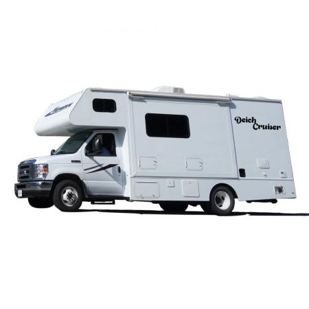 Auto-Aufkleber Wohnwagen Applikation - Deich Cruiser - AP1621 Gr. ca. 60cm x 16cm