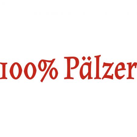 Aufkleber Applikation - 100% Pälzer - AP1735 - verschiedene Farben zur Wahl