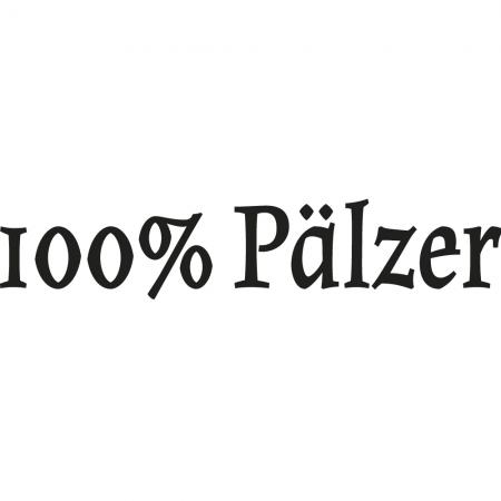 Aufkleber Applikation - 100% Pälzer - AP1735 - verschiedene Farben zur Wahl