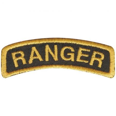 AUFNÄHER - RANGER - 04783 - Gr. ca. 7,5 x 1,7 cm - Patches Stick Applikation