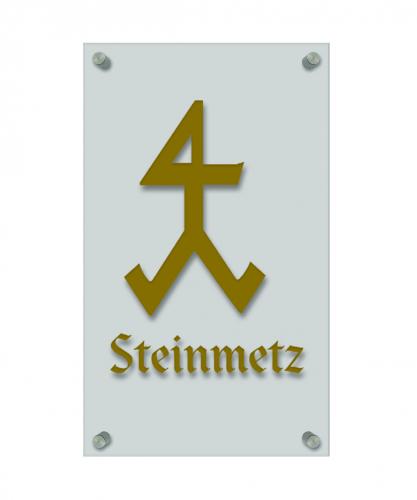 Zunftschild Handwerkerschild - Steinmetz - beschriftet auf edler Acryl-Kunststoff-Platte – 309432