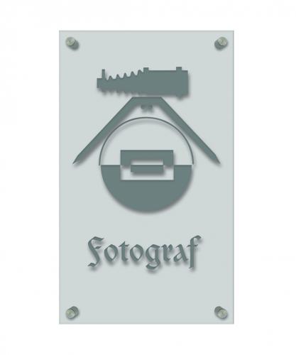 Zunftschild Handwerkerschild - Fotograf - beschriftet auf edler Acryl-Kunststoff-Platte – 309421