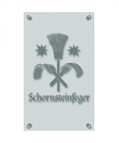 Zunftschild Handwerkerschild - Schornsteinfeger - Acryl-Kunststoff-Platte – 309420