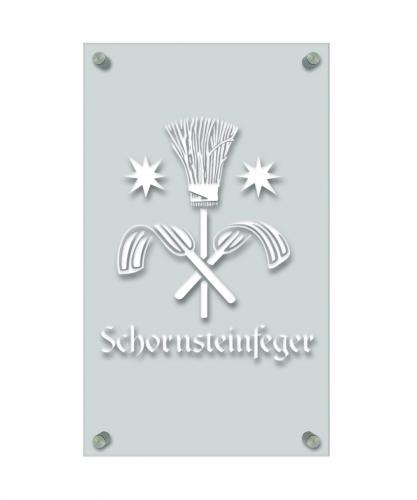 Zunftschild Handwerkerschild - Schornsteinfeger - Acryl-Kunststoff-Platte – 309420