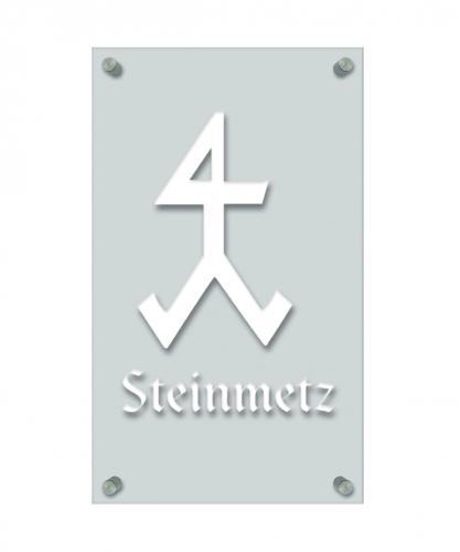 Zunftschild Handwerkerschild - Steinmetz - beschriftet auf edler Acryl-Kunststoff-Platte – 309432