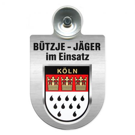 Einsatzschild Windschutzscheibe - Bützje- Jäger im Einsatz - 309752 - 10,5cm x 17cm