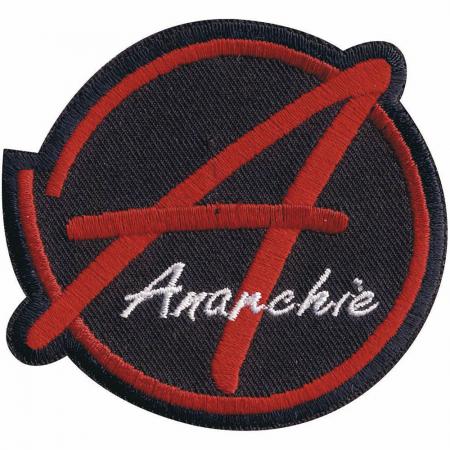 AUFNÄHER - A  ANARCHIE - Gr. 8cm x 7cm - 06047