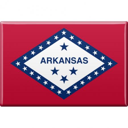 MAGNET - US-Bundesstaat Arkansas -Gr. ca. 8 x 5,5 cm - 37104 - Küchenmagnet