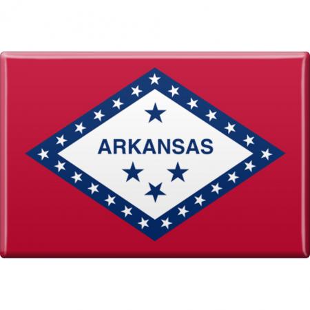 MAGNET - US-Bundesstaat Arkansas -Gr. ca. 8 x 5,5 cm - 37104 - Küchenmagnet