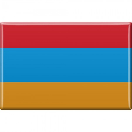 Magnet - Länderflagge Armenien - Gr.ca. 8x5,5 cm - 38010 - Küchenmagnet