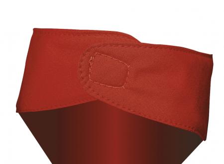 Dreiecktuch mit Einstickung - Württemberg - Gr. ca. 35 x 20 cm - 12203 rot