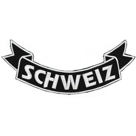 Aufnäher XL Banderole - SCHWEIZ - 07385/2 Gr. ca. 28 x 7cm