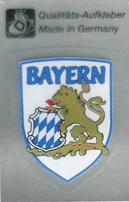 PVC-Aufkleber - BAYERN - Gr. ca. 3 x 6 cm - 301515/1