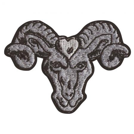 Aufnäher - Widder - Bock - 03197 - Gr. ca. 8 x 6 cm - Patches Stick Applikation