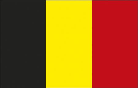 Autoflagge - Belgien - Gr. ca. 40x30cm - 78023 - Länderflagge mit Klemmstab, Autoländerfahne