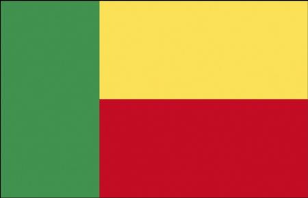 Auto-Flagge - Benin - Gr. ca. 40x30cm - 78025 - Länderflagge mit Klemmstab, Fahne, Autoländerfahne