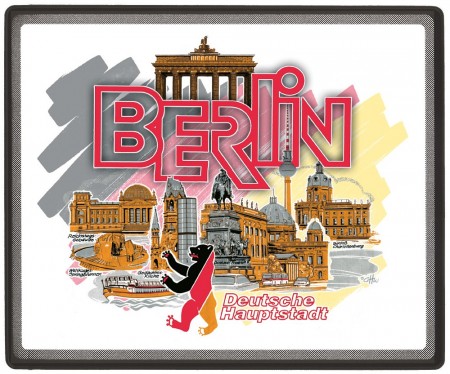 Mousepad Mauspad - Berlin Deutsche Hauptstadt - 22706 Gr. 24 x 20cm