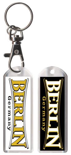 Karabiner Schlüsselanhänger - Golden Berlin - Gr. ca. 2,5x7cm - 13198 - Hauptstadt