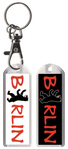Karabiner Schlüsselanhänger - Bärlin - Gr. ca. 7x2,5cm - 13199 - Keyholder