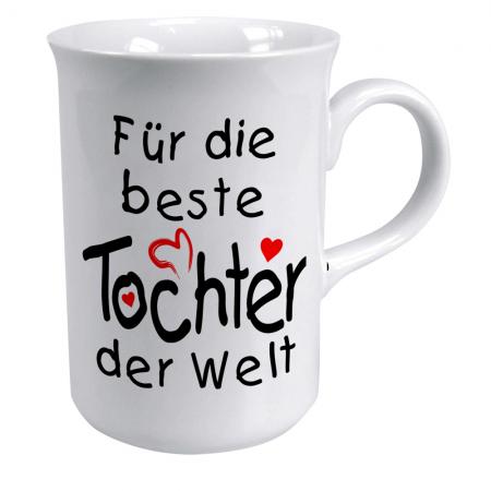 Tasse mit Print für meine allerliebste Tochter weiss 57272