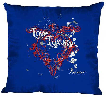 Dekokissen mit Print - Love Luxury - Größe ca. 40 x 40 cm K10835