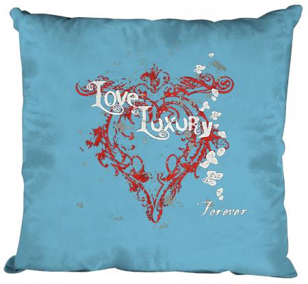 Dekokissen mit Print - Love Luxury - Größe ca. 40 x 40 cm K10835